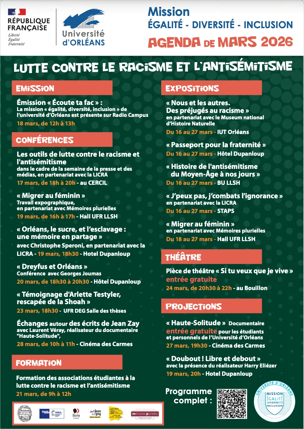 programme Université